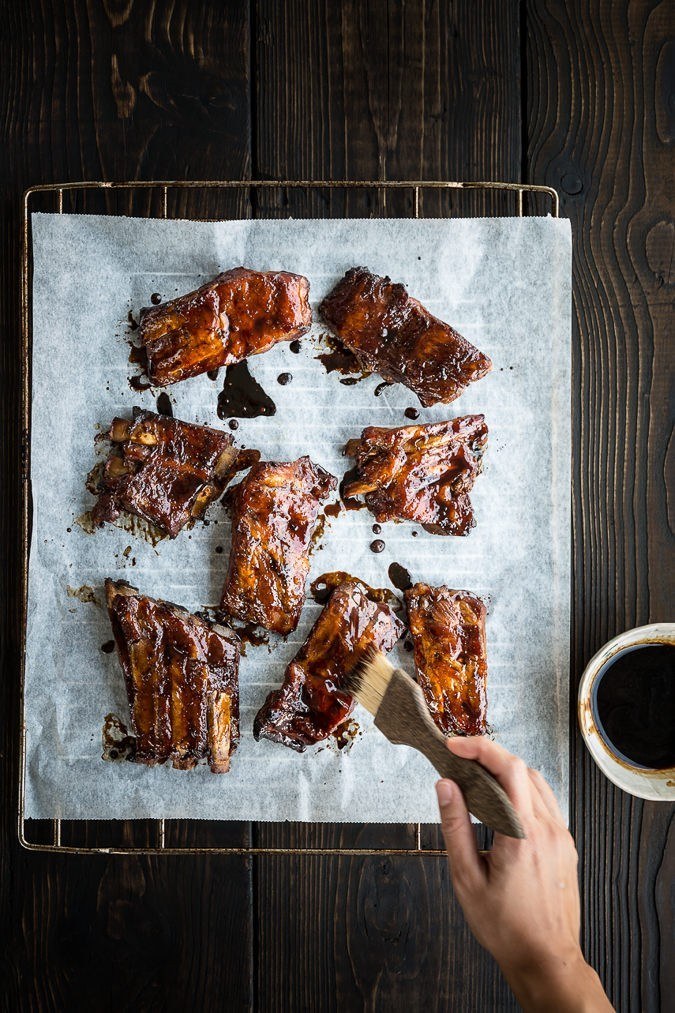 Spareribs med honning, soja og hvidløg