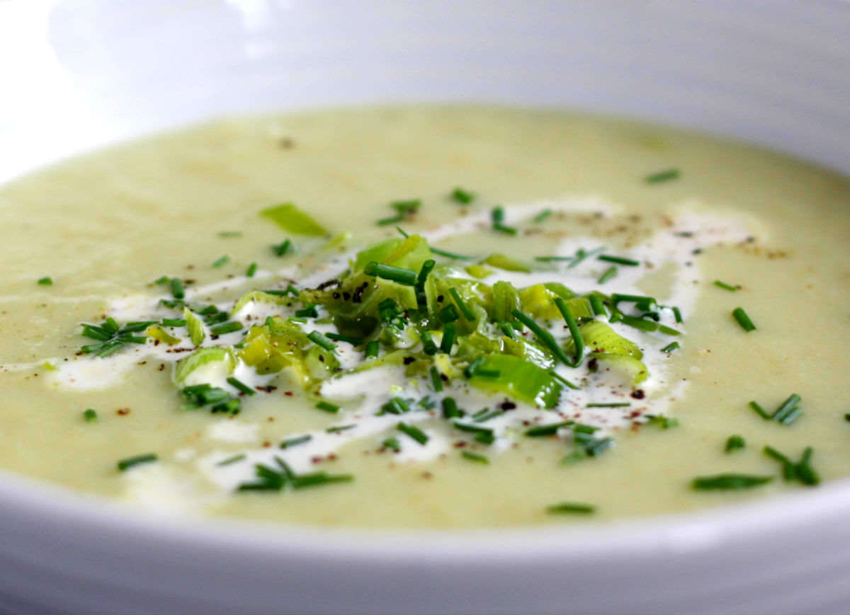 kartoffel porre suppe kartoffel porresuppe
