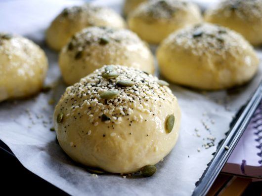Burgerboller Burgerboller - bløde, luftige og helt perfekte